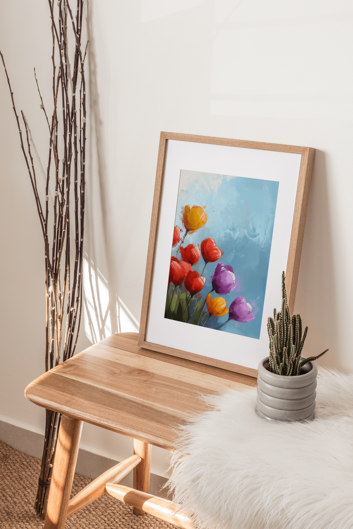 Arte de pared colorido – Póster decorativo moderno