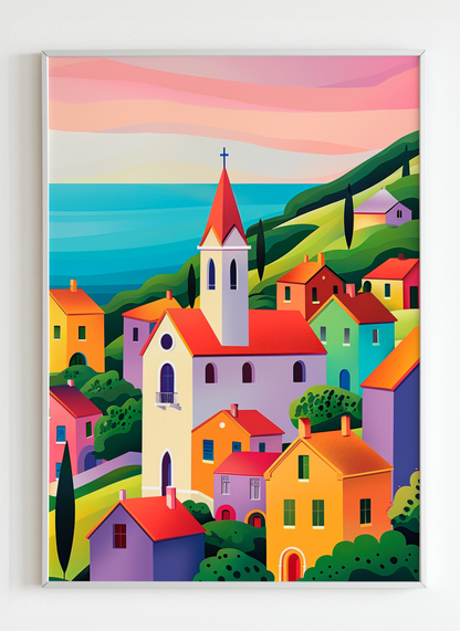 Colorful Wall Art – Modern Decorative Poster